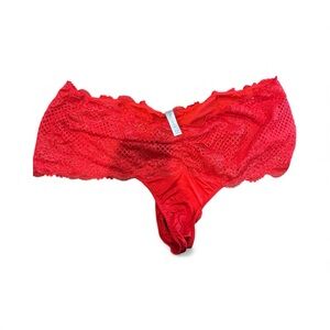 Cacique Vibrant Red Lace Panties